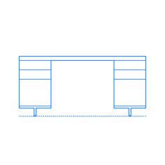 Furniture Desks Stairway Modular Desk Drawers Engraving Svg Design, Free Vectors File